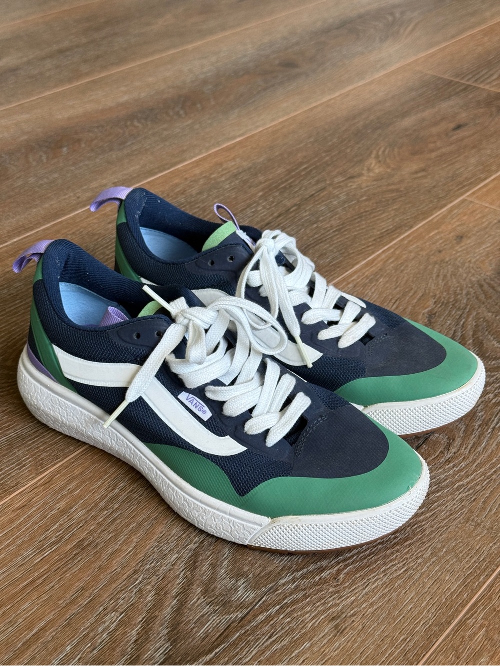 Vans Unisex Navy, Purple, & Green UltraRange UltraCush Sneakers